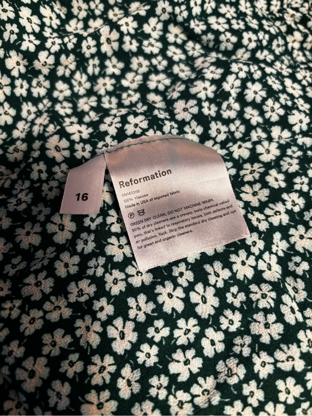 Reformation Rosalinda Midi Dress size 16 - Picture 7 of 8